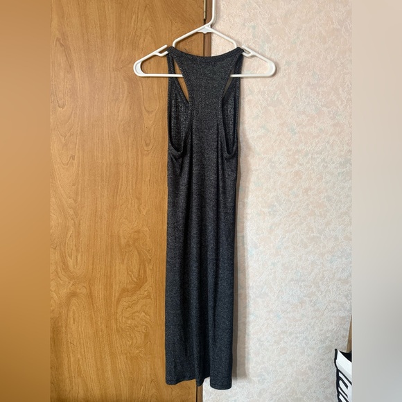 Rag & Bone Carla Racer back Charcoal Maxi Dress - Picture 3 of 4